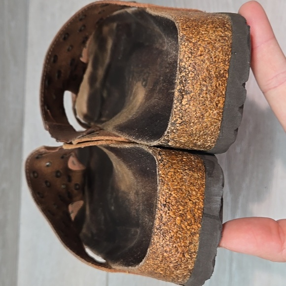 Betula By Birkenstock Women Studded Brown Slide Sandals Shoes Sz 40/9-9.5 Narrow - Picture 6 of 13